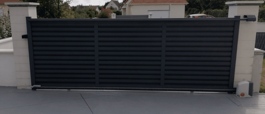 portail coulissant alu 4m