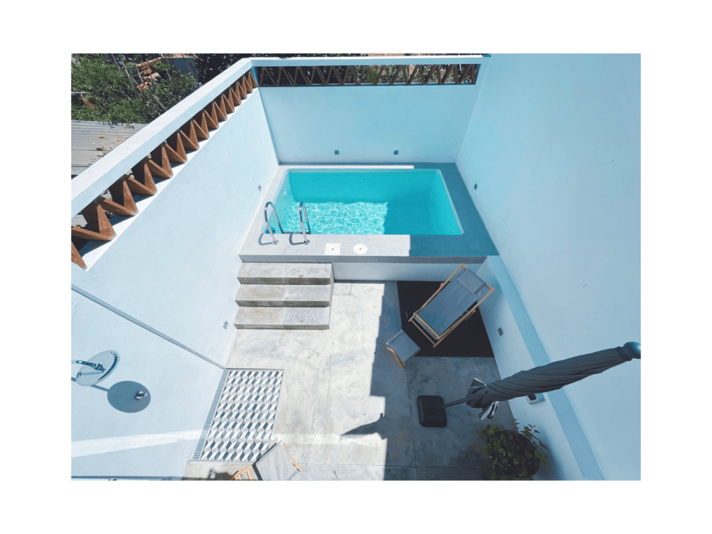 construction maison avec petite piscine personnalisable