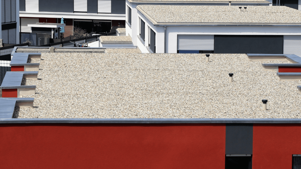 petits graviers pour finition sur toit terrasse