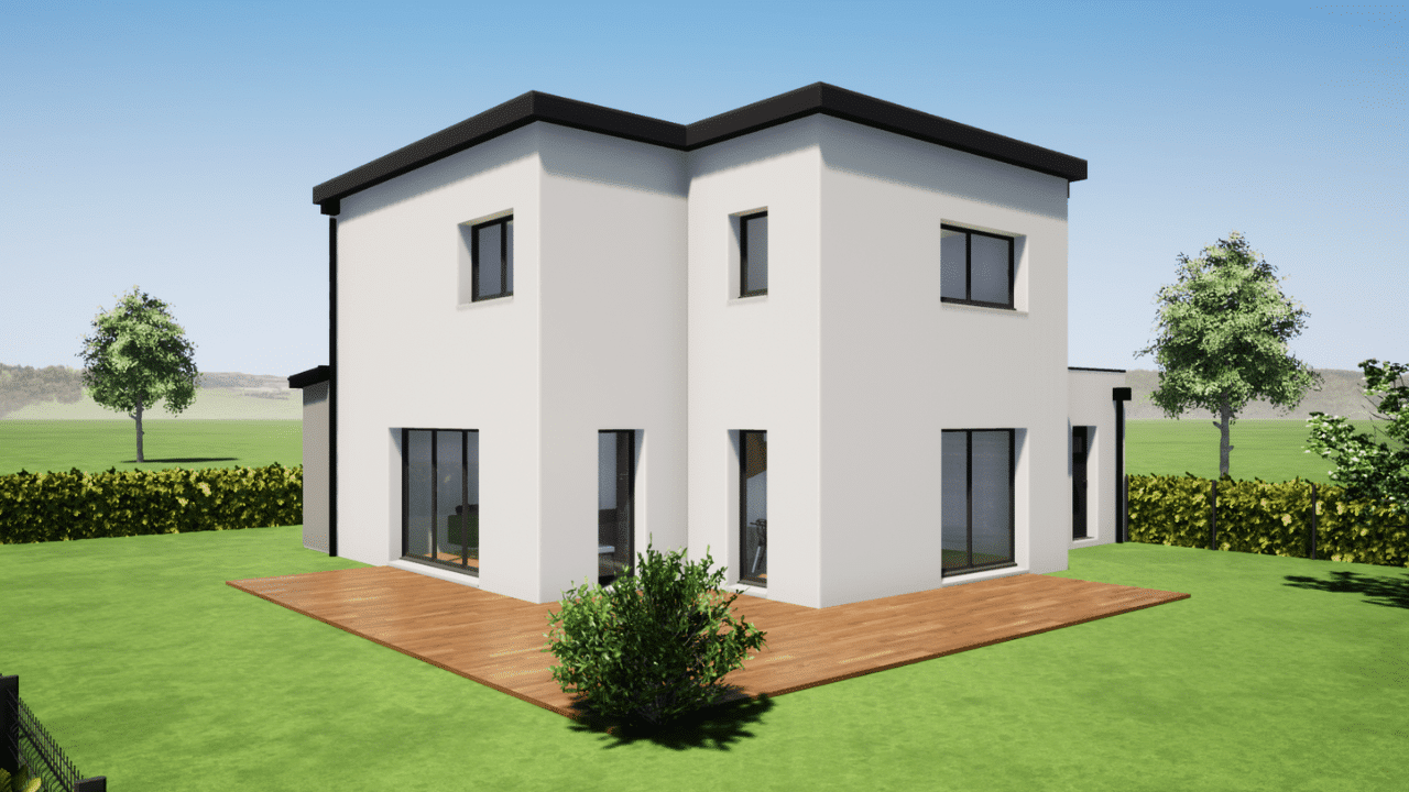 Plan 3d Maison 120m2